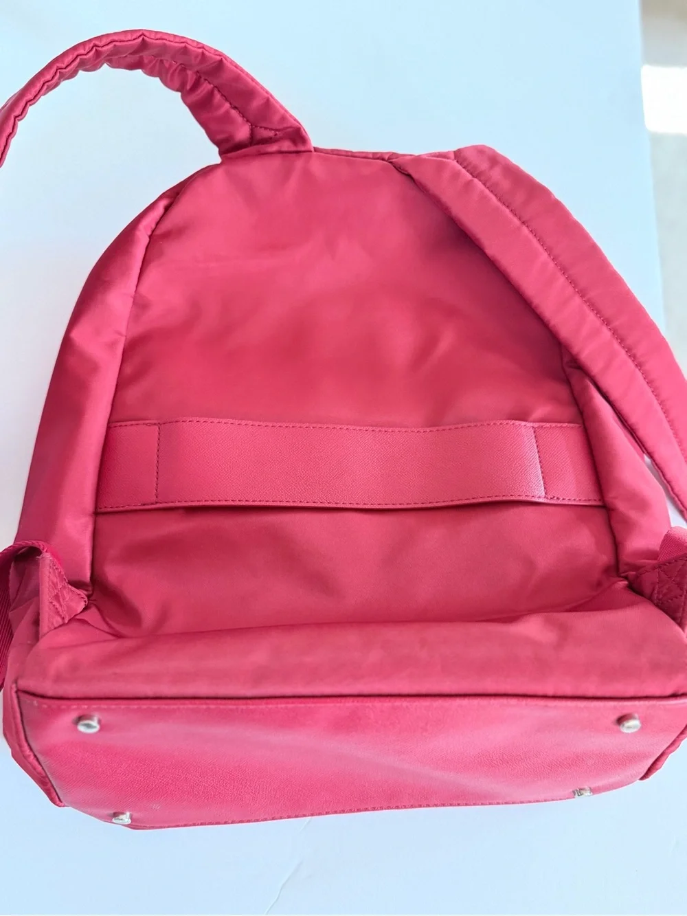 Samsonite Red Women's Compact Karissa Biz Backpack with Front Zip Pocket 14.1”